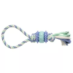 Іграшка для собак GimDog Дент Плюс мотузка з термопластичною гумою, 30 см (8009632060644)