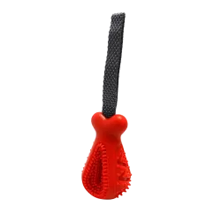 Іграшка для собак GimDog Кісточка TRP для снеків in&out 23 х 7,2 х 5,8 см (червона) (G-80888)