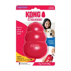Kong Classic Груша-кормушка 13 х 8 х 5,4 см (каучук) игрушка для собак