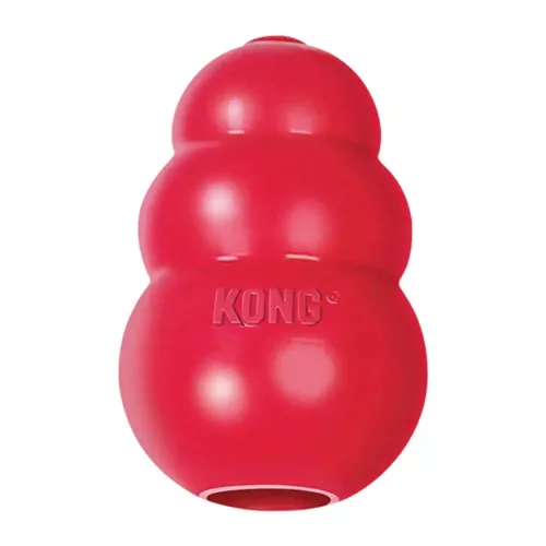 Kong Classic Груша-кормушка 13 х 8 х 5,4 см (каучук) игрушка для собак - фото №2