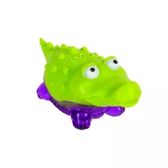 Крокодил з піщалкою GiGwi Suppa Puppa 9 см (гума) іграшка для собак