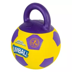 GiGwi Ball М'яч футбольний з ручкою 26 см (гума) іграшка для собак