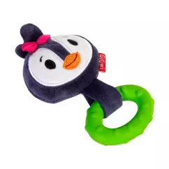 Пінгвін із пищалкою GiGwi Suppa Puppa 15 см (гума/текстиль) іграшка для собак