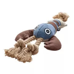 Hunter Лобстер 43 см (денім) іграшка для собак з пискавкою
