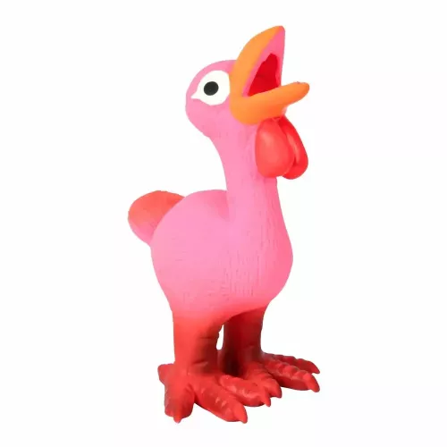 Trixie Цыпленок с пискавкой 14 см (латекс) игрушка для собак - фото №2