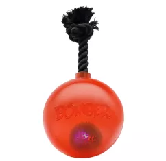 Bomber Светящийся мяч с ручкой 17 см (резина) игрушка для собак