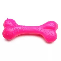 Comfy Кость с выступами 16,5 см (резина, цвет: розовый) игрушка для собак