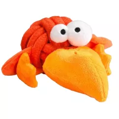 Coockoo Гава оранжевая с пискавкой 8,5 см (текстиль) игрушка для собак