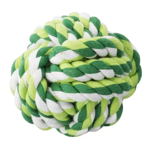 Ebi Мяч плетеный d=6 см (текстиль) игрушка для собак - фото №2