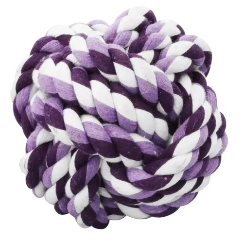 Ebi Мяч плетеный d=6 см (текстиль) игрушка для собак - фото №3