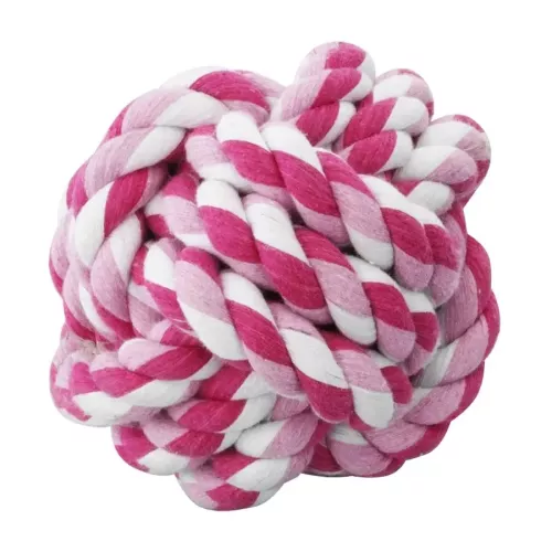 Ebi Мяч плетеный d=9 см (текстиль) игрушка для собак - фото №3