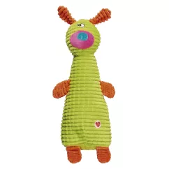 GimDog Кролик зеленый с пискавкой «Fluo Friends» 24,8 см (текстиль) игрушка для собак