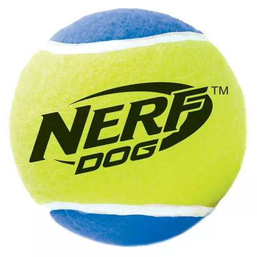 Nerf М'яч плаваючий d=10 см, 4 шт. (гума) іграшка для собак - фото №3