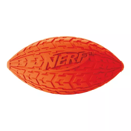 Nerf Мяч регби с пискавкой 10 см (резина) игрушка для собак - фото №2