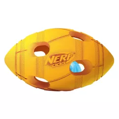 Nerf Мяч светящийся регби 10 см (резина) игрушка для собак