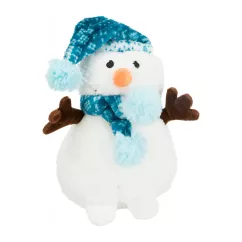 Рождественская игрушка для собак Trixie Снеговик с колпаком 20 см (плюш) (92531)