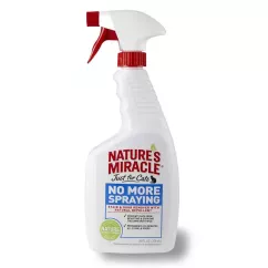 Спрей Nature's Miracle «Stain & Odor Remover. No More Spraying» для удаления пятен и запахов от кошек и против повторных меток 709 мл (680287 /5781 USA)