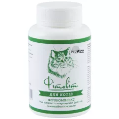 Фітокомплекс для котів ProVET «Фітовіт» 100 таблеток, 72 г (для шкіри та шерсті + для підтримки сечовивідної системи) (PR241375)