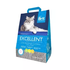 Наповнювач туалету для котів Brit Fresh Excellent 10 кг (бентонітовий) (8595602505845)