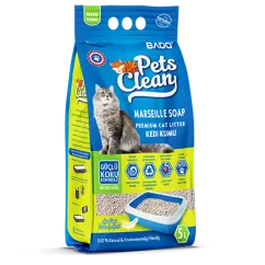 Наполнитель туалета для кошек Pets Clean Marseille soap 5 л (бентонитовый) (9061621)