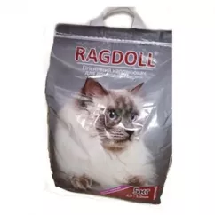 Наповнювач туалету для котів Ragdoll із запахом лаванди великий, 5 кг (бентонітовий) (70013)