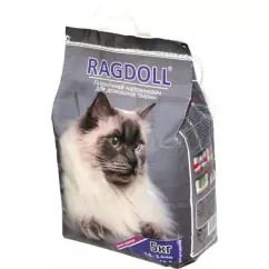 Наповнювач туалету для котів Ragdoll із запахом лаванди середній, 5 кг (бентонітовий) (70020)