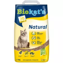 Наполнитель туалета для кошек Biokat's Natural 5 кг (бентонитовый) (G-75.24)
