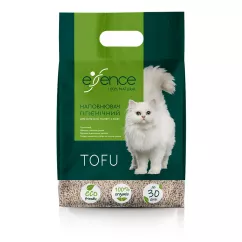 Наполнитель туалета для кошек Essence натуральный размер гранул 1,5 мм, 6 л (тофу) (4820261920055)