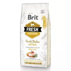 Brit Fresh Chicken with Potato Adult Great Life 12 kg сухой корм для взрослых собак