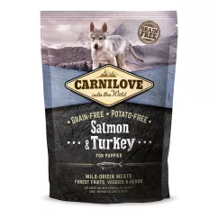 Carnilove Salmon & Turkey Puppy 1,5 kg (лосось и индейка) сухой корм для щенков всех пород