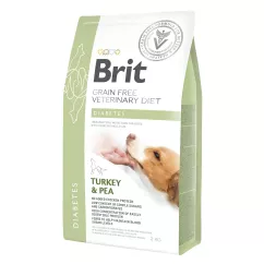 Brit GF Veterinary Diet Dog Diabetes 2 кг (індичка) сухий корм для собак при цукровому діабеті