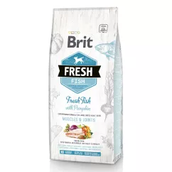 Brit Fresh Fish With Pumpkin Adult Muscles & Joints 12 kg сухий корм для дорослих собак