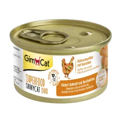 Влажный корм для кошек GimCat Superfood 70 г (курица и морковь) (G-414508/414546)