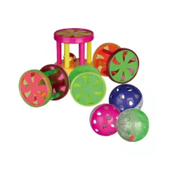 Іграшка для котів Trixie М'яч / валик з брязкальцем 4,5 см (пластик, кольори в асортименті) (4099)