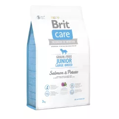 Brit Care GF Junior Large Breed Salmon & Potato 3 kg сухой корм для щенков и молодых собак крупных п