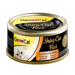 GimCat Shiny Cat Filet 70 г (тунец и тыква) влажный корм для котов