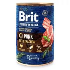 Влажный корм для собак Brit Premium By Nature Pork with Trachea 400г (свинина) (100417/8645)