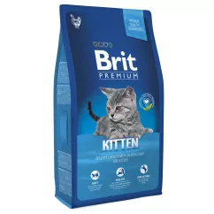 Brit Premium Cat Kitten 8 кг (курка) сухий корм для кошенят