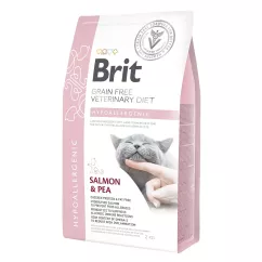 Сухий корм для котів, при харчовій алергії Brit GF Veterinary Diet Hypoallergenic 2 кг (лосось) (170960/528370)