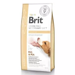 Brit GF Veterinary Diet Dog Hepatic 12 кг (яйцо) сухой корм для собак, при заболеваниях печени