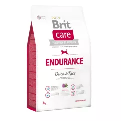 Brit Care Endurance 3 kg (утка и рис) сухой корм для активных собак всех пород