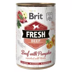 Вологий корм для собак Brit Fresh Beef with Pumpkin 400 г (яловичина) (100158/3886)