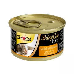 GimCat Shiny Cat 70 г (курица и тунец) влажный корм для котов