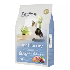 Profine Cat Light 10 кг (індичка та курка) сухий корм для котів з зайвою вагою