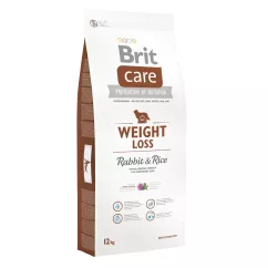 Brit Care Weight Loss Rabbit & Rice 12kg сухой корм для собак с лишним весом