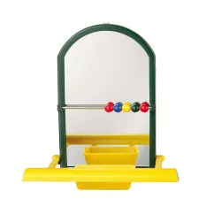 Іграшка для птахів Trixie Дзеркало з жердинкою 8 см (пластик, кольори в асортименті) (5225)
