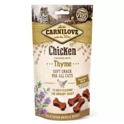 Ласощі для котів Carnilove Chicken with Thyme 50 г (для підтримки сечовивідної системи) (111376/7212)