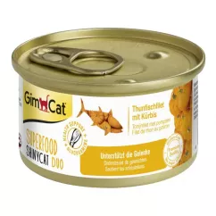 Влажный корм для кошек GimCat Superfood 70 г (тунец и тыква) (G-414737)