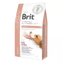 Brit GF Veterinary Diet Dog Renal 2 kg (яйцо) сухой корм для собак при заболеваниях почек