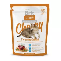 Brit Care Cat Cheeky I am Living Outdoor 400 г (оленина и рис) сухой корм для котов живущих на улице